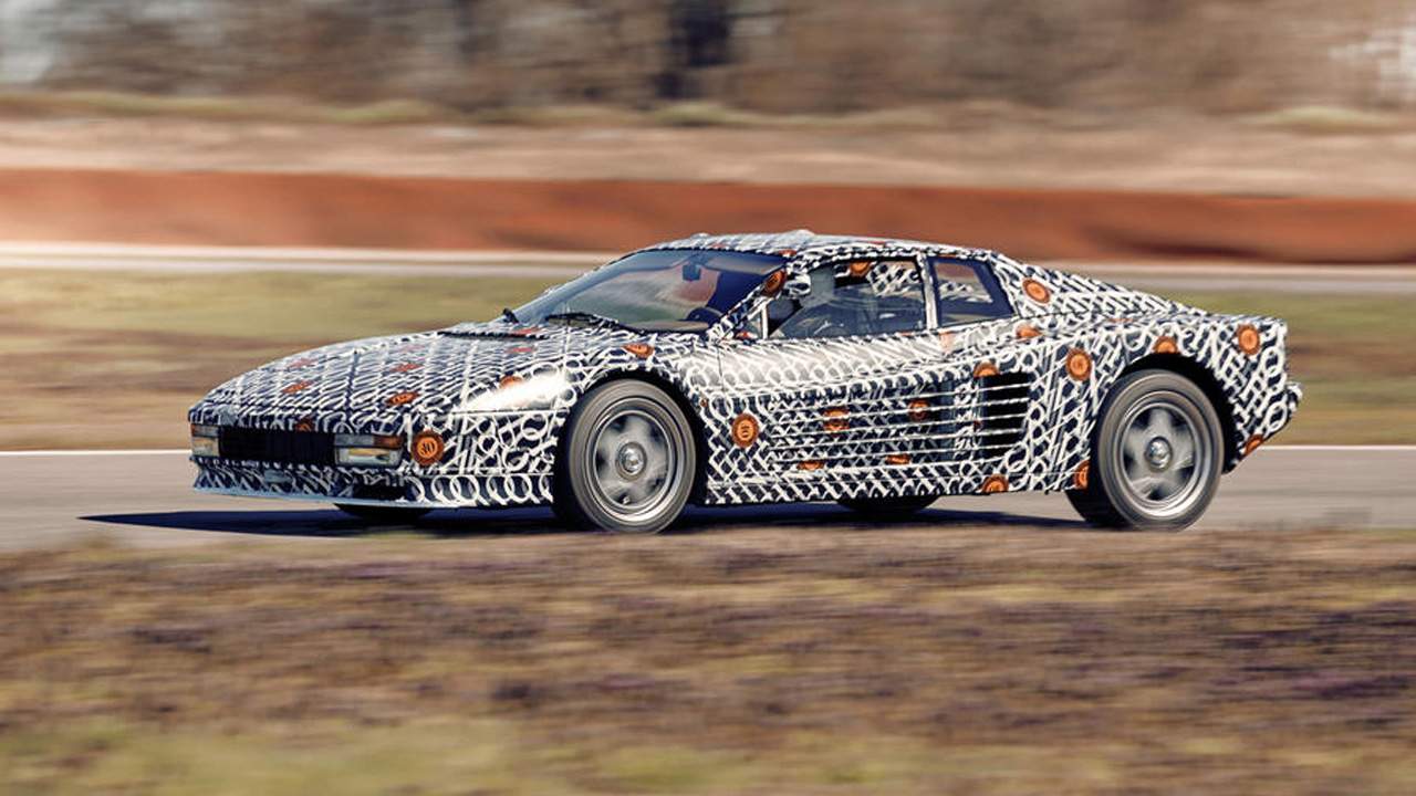 Restomod Ferrari Testarossa aims for 200 mph