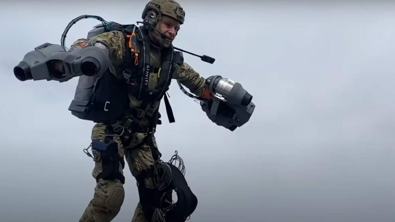 Watch Royal Marines fly like Iron Man in new jet suit demonstration