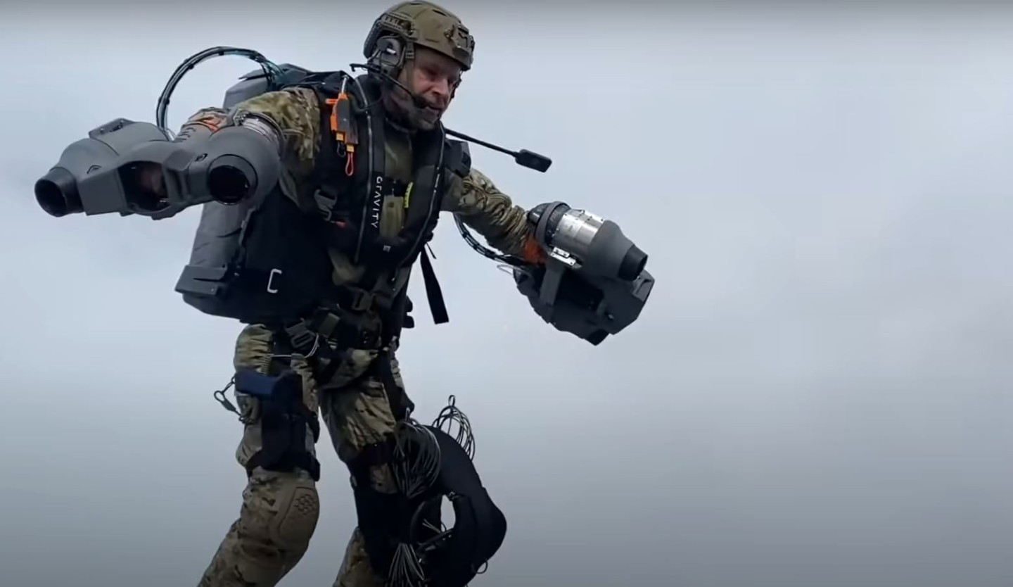 Watch Royal Marines fly like Iron Man in new jet suit demonstration