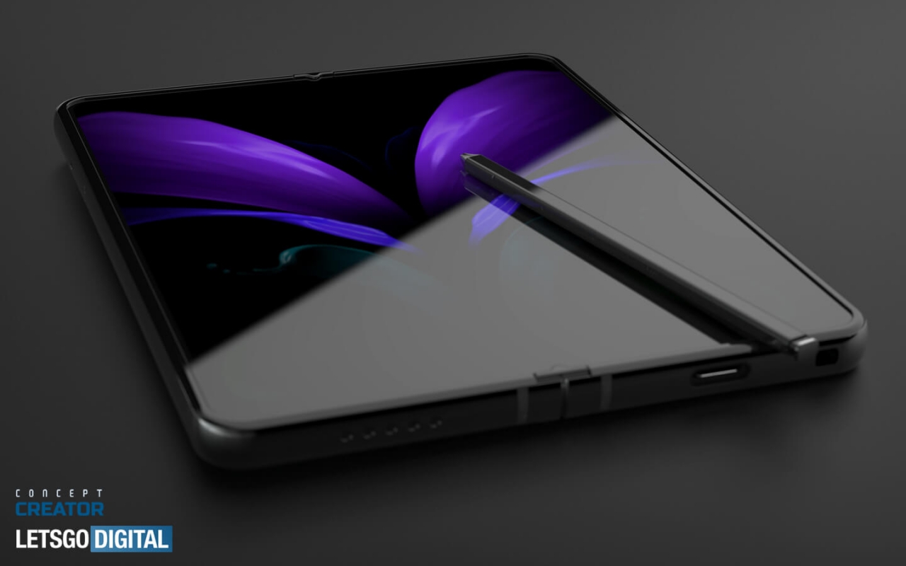 Galaxy Z Fold 3 leaks show S Pen, Under-Display Camera - SlashGear
