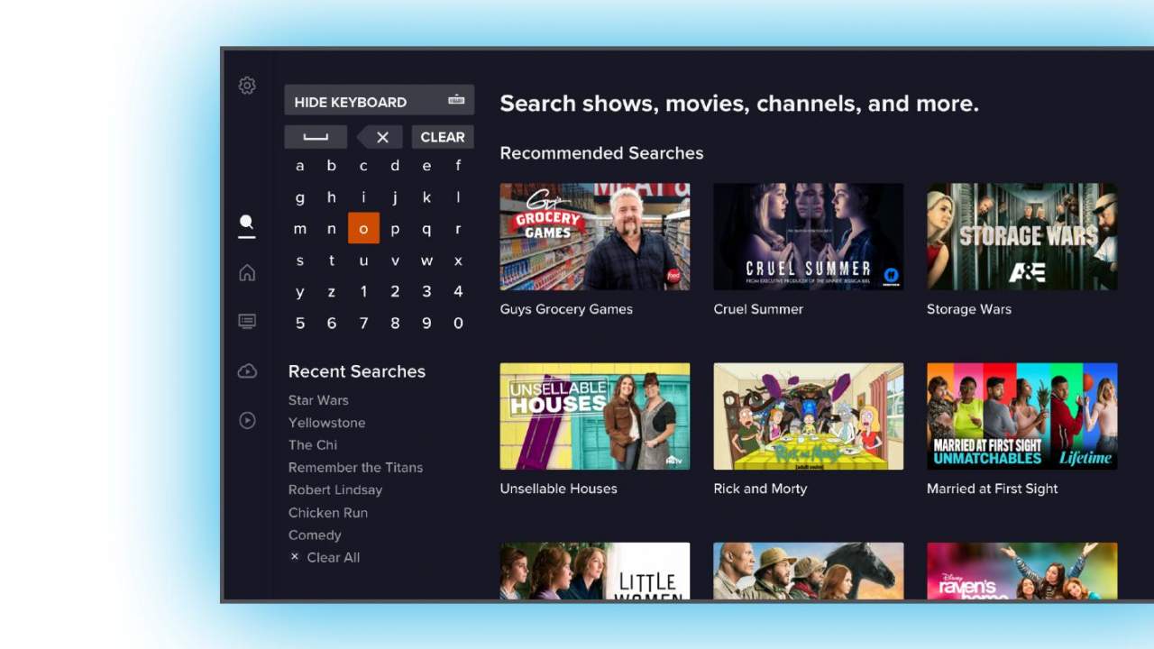 Sling TV has a totally redesigned UI, but you need Fire TV to see it