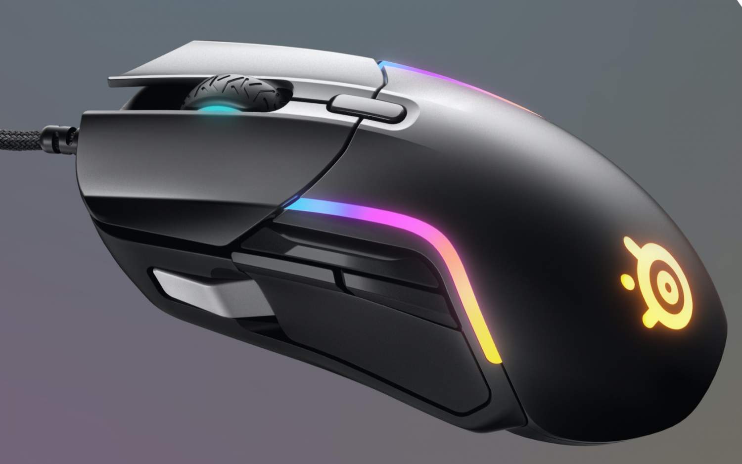 SteelSeries Rival 5 budget gaming mouse packs custom keys and RGB