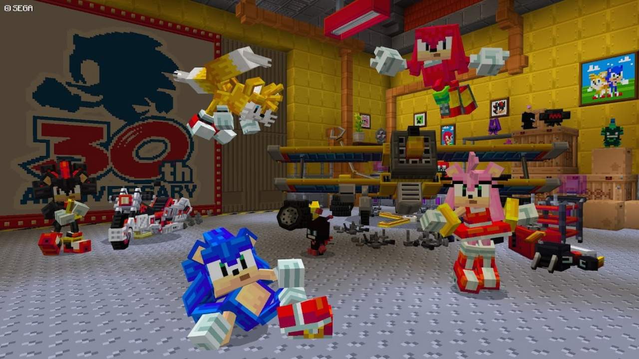 Sonic the Hedgehog arrives in Minecraft with new DLC