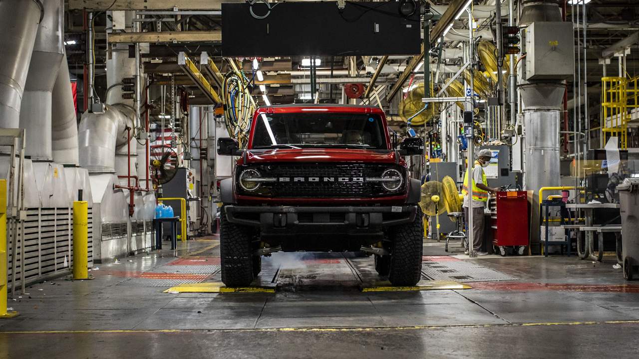 Ford Bronco production begins at the Michigan Assembly Plant