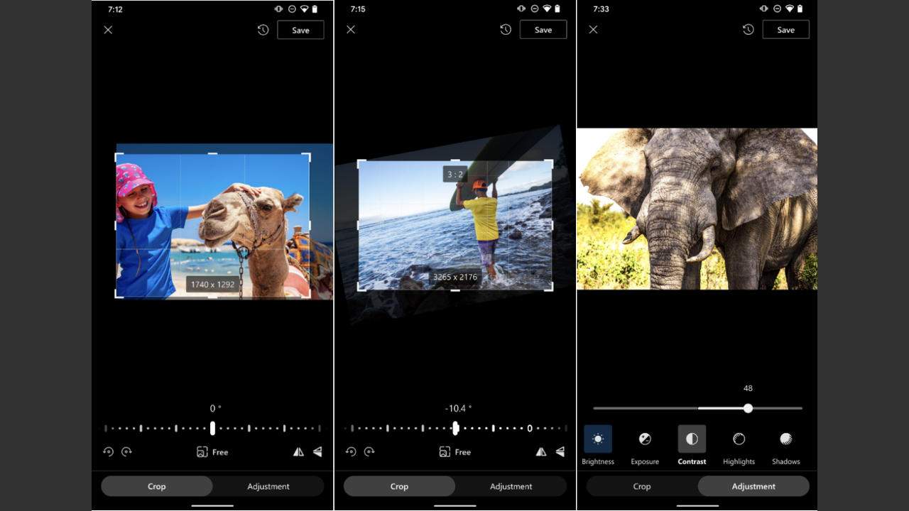 OneDrive gets photo editing features on the Web and Android