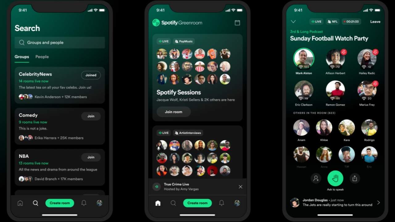 Spotify Greenroom takes on Clubhouse with live streamer payments