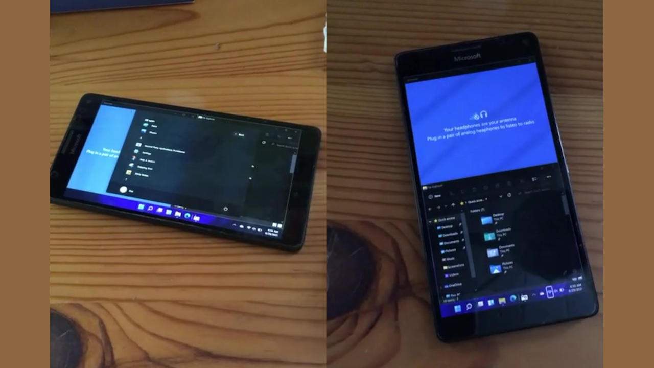 Windows 11 on ARM runs well on Lumia 950 XL and RPi 4