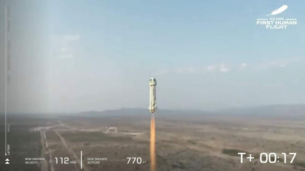 Blue Origin just sent Jeff Bezos into space