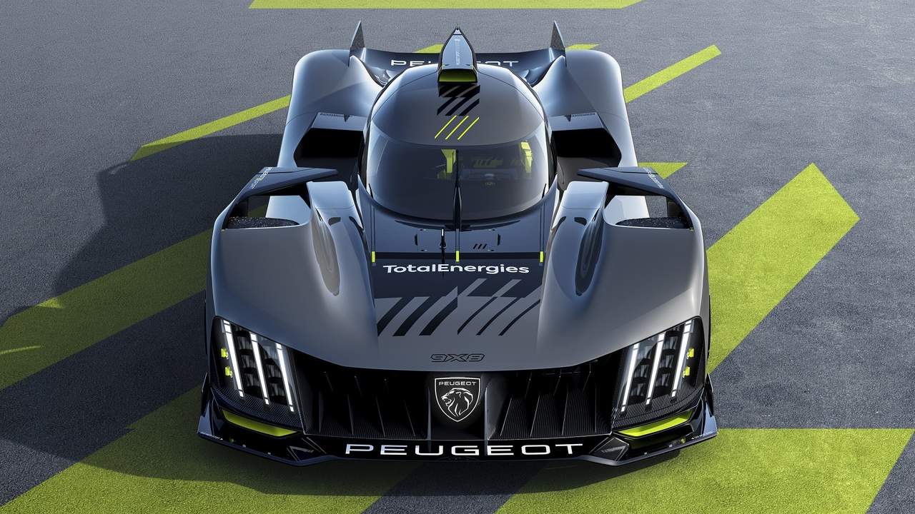 Peugeot 9X8 is a wingless hybrid racing car