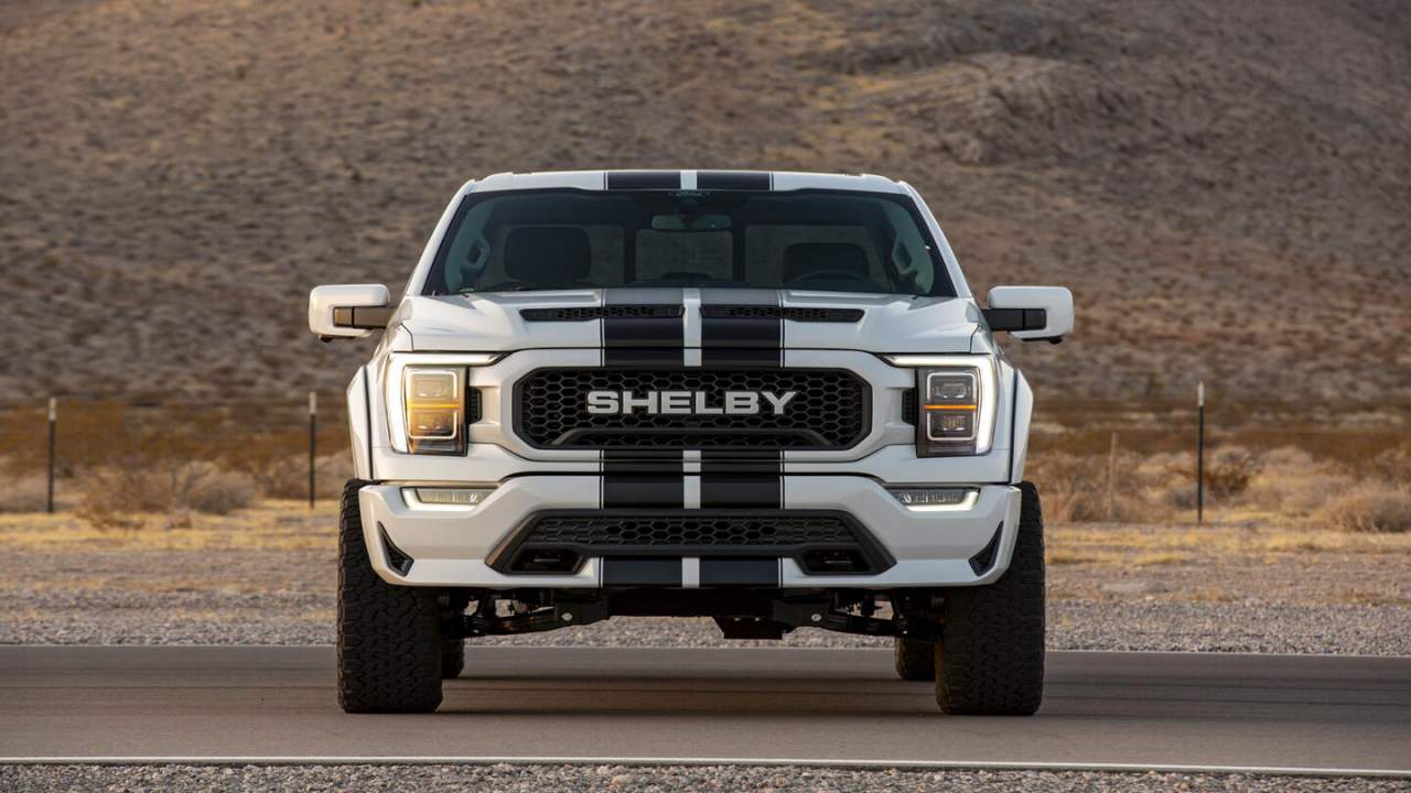2021 Shelby F-150 appears with supercharged power and racing stripes