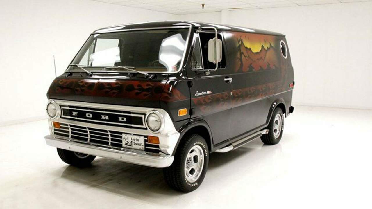 70s style custom vans