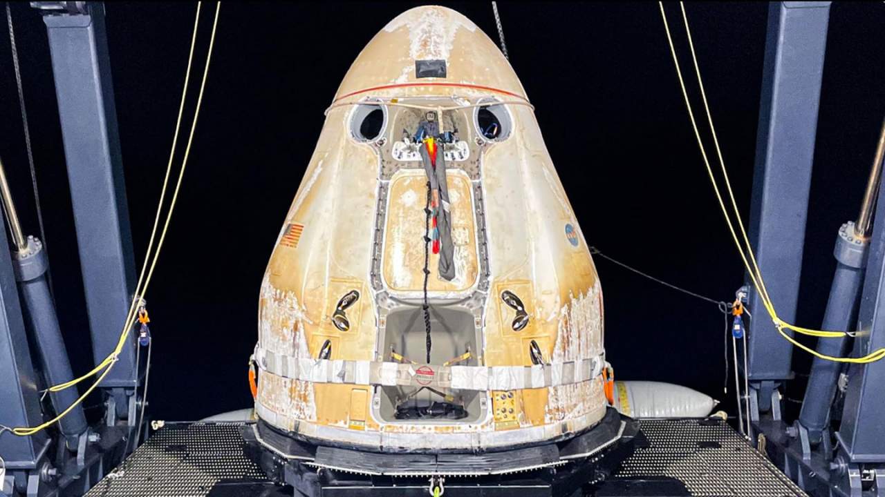 SpaceX Dragon Cargo returns to Earth safely
