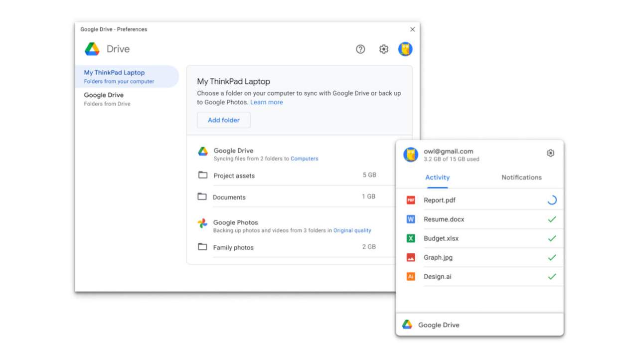 Google Drive for Desktop offers a unified syncing solution