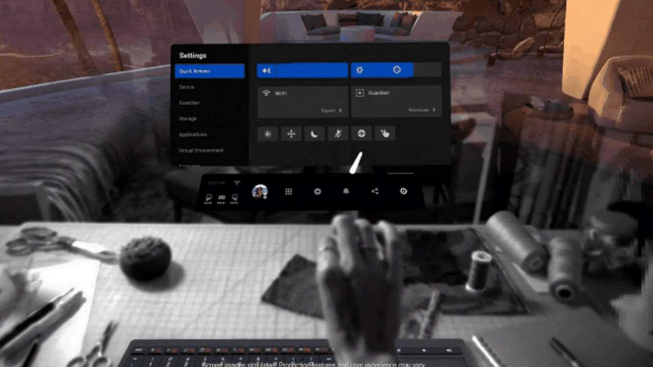 Oculus Passthrough API puts VR user back in the “real” world