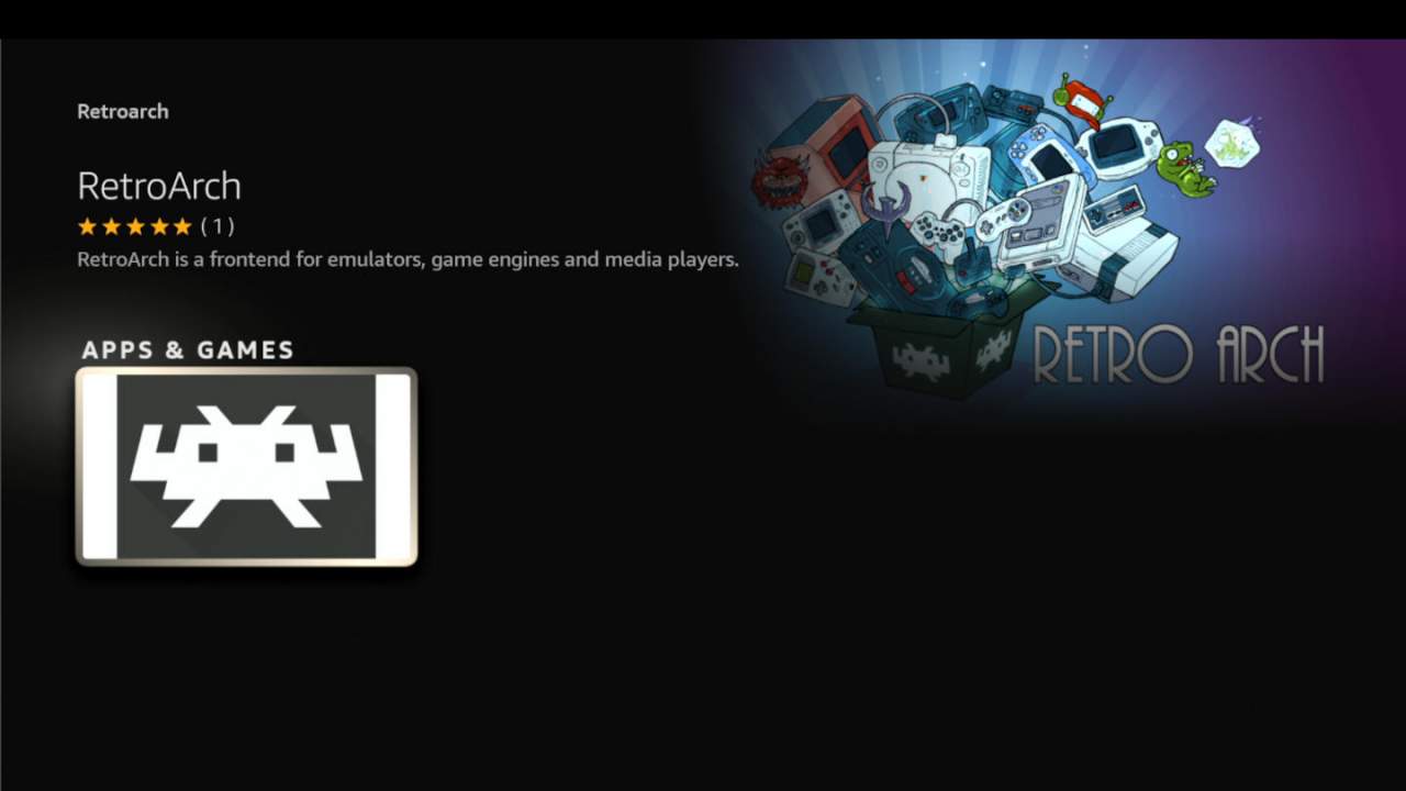 RetroArch emulator platform is now available on Amazon Fire TVs