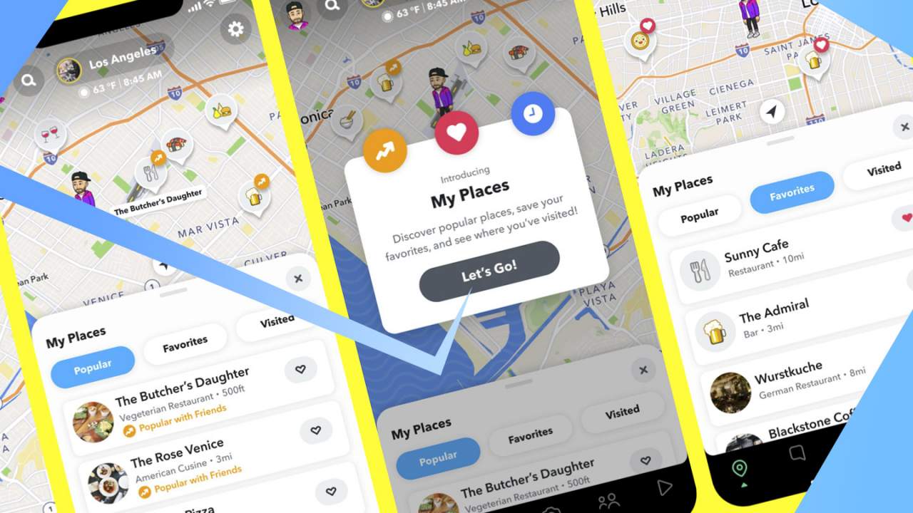 Snapchat Snap Map gets “My Places” to track you better