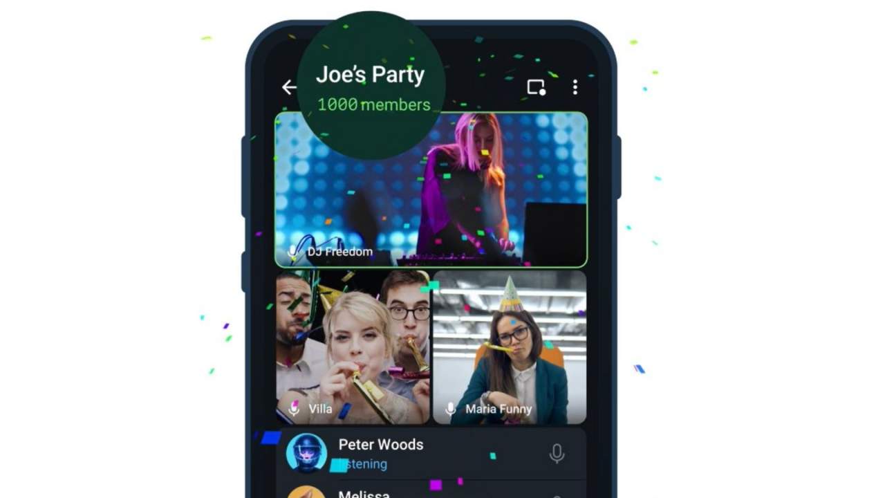 Telegram’s latest massive update includes 1,000-viewer group video calls