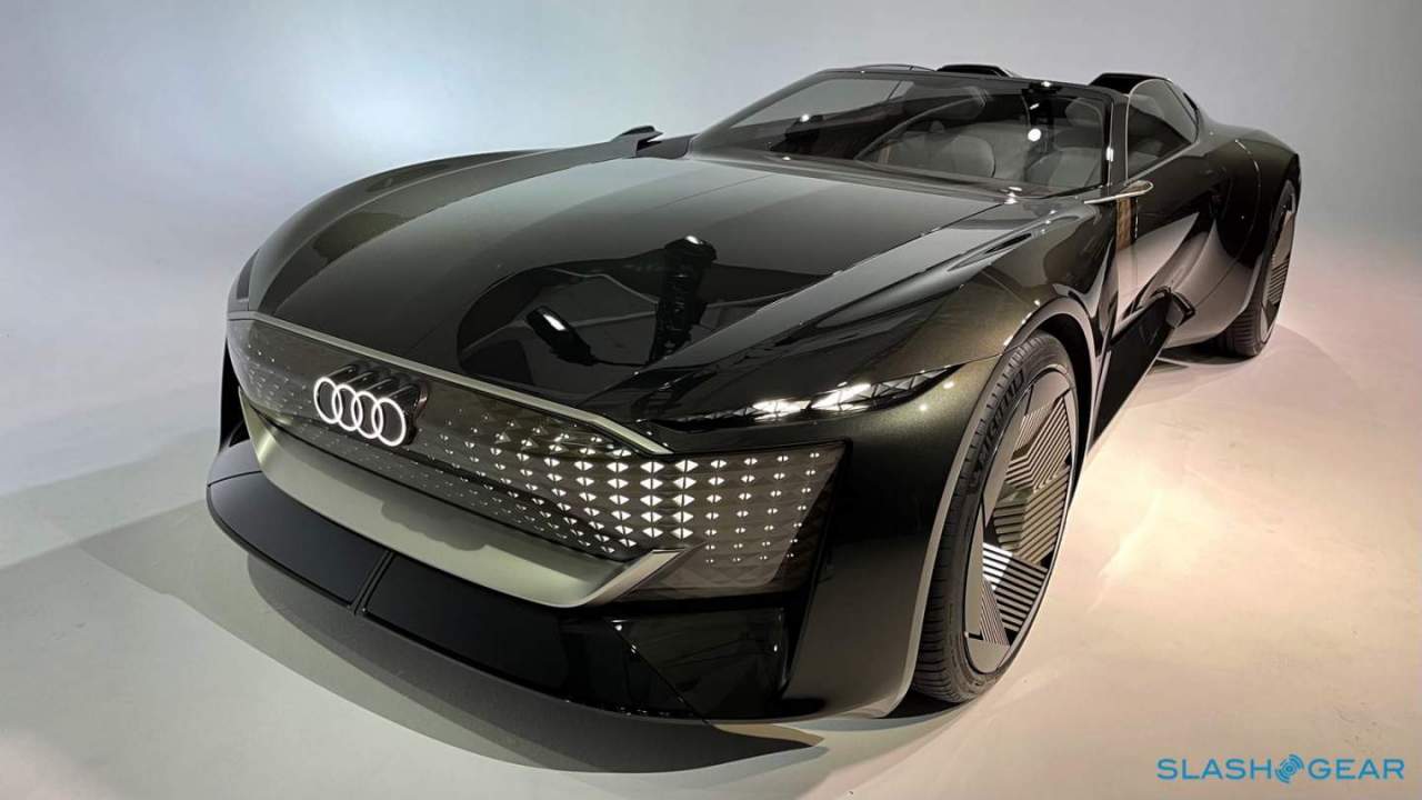 Audi skysphere concept EV literally stretches and shrinks