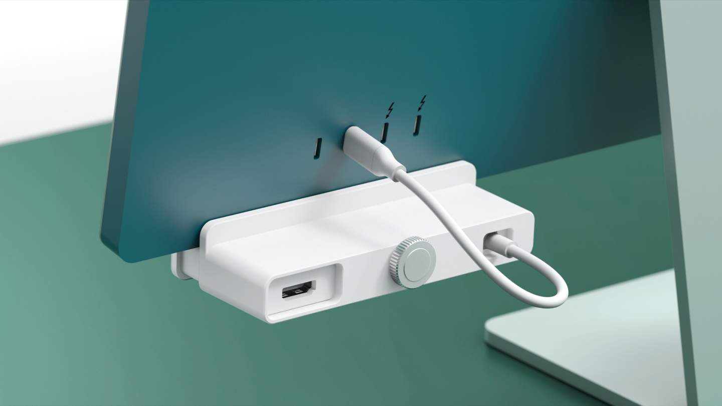This iMac 24matching hub adds the ports Apple left out SlashGear