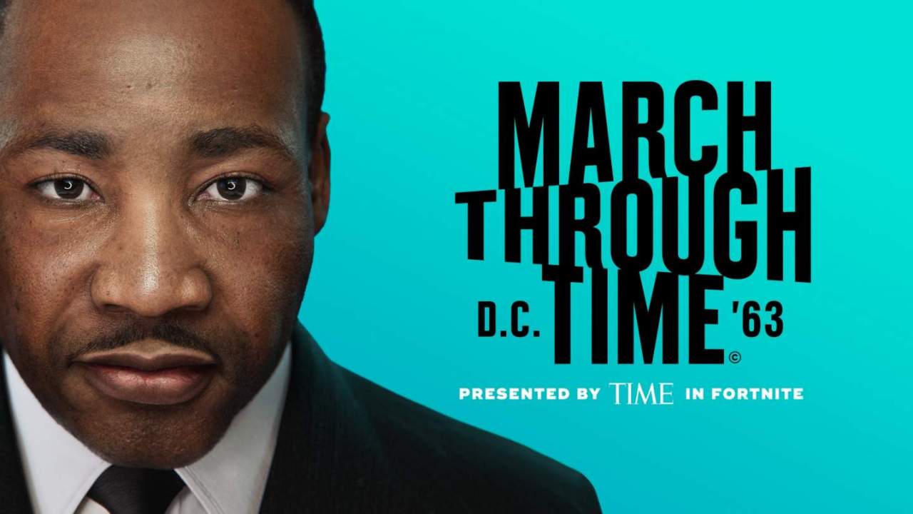 March Through Time Fortnite event revisits the life of Martin Luther King