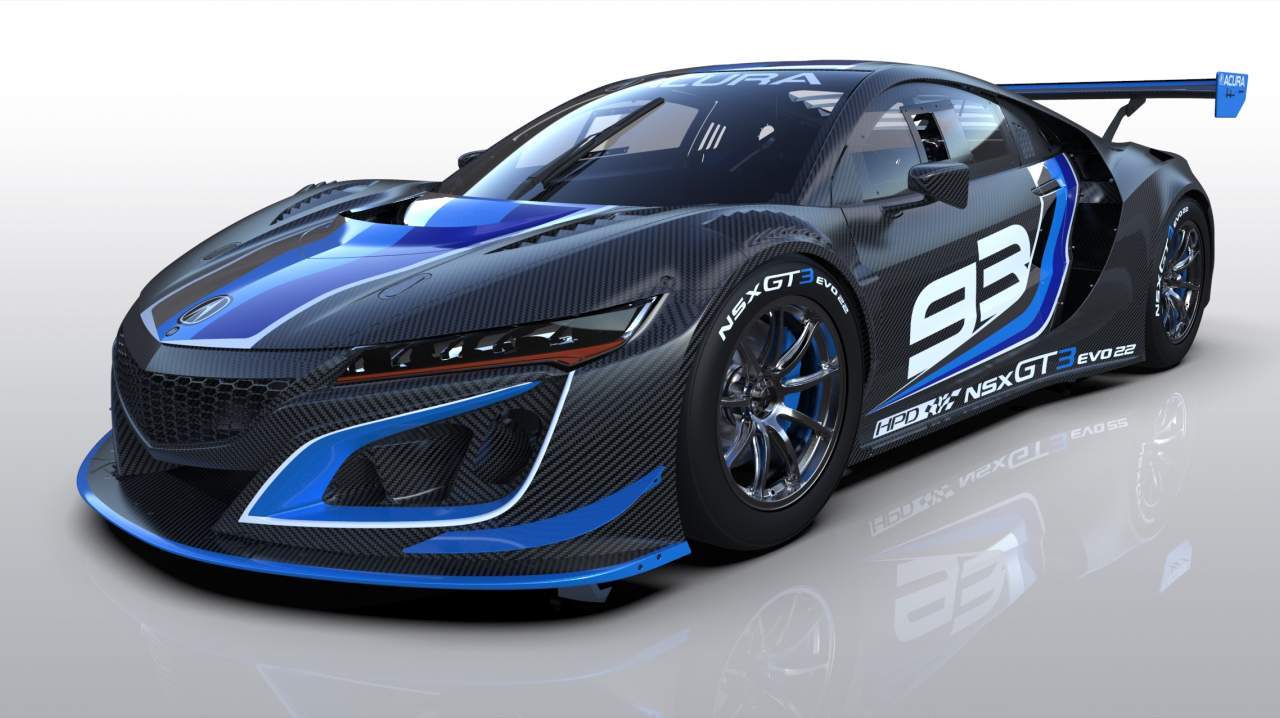 Acura Nsx Gt3 Evo22 Debuts With Performance Updates Slashgear Acura Nsx Gt3 Evo22 Debuts With Performance Updates Slashgear