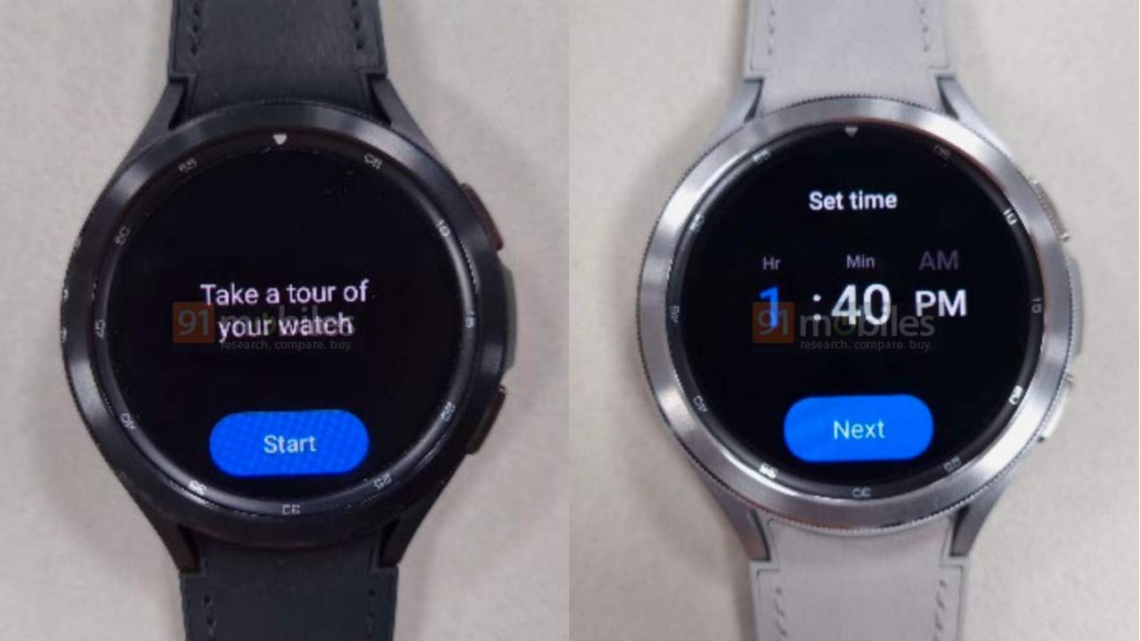 Galaxy Watch 4 Classic leak gives a tiny sneak peek of Wear OS 3