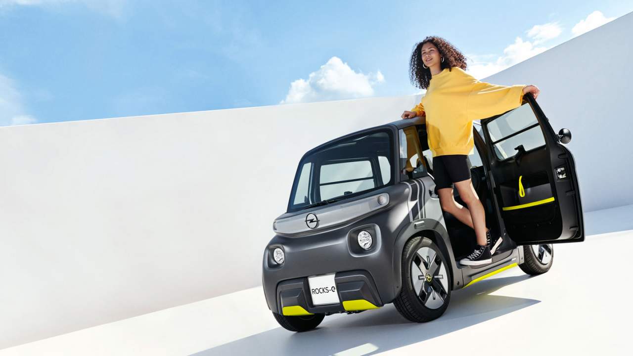 Opel’s Rocks-e electric vehicle is adorably strange
