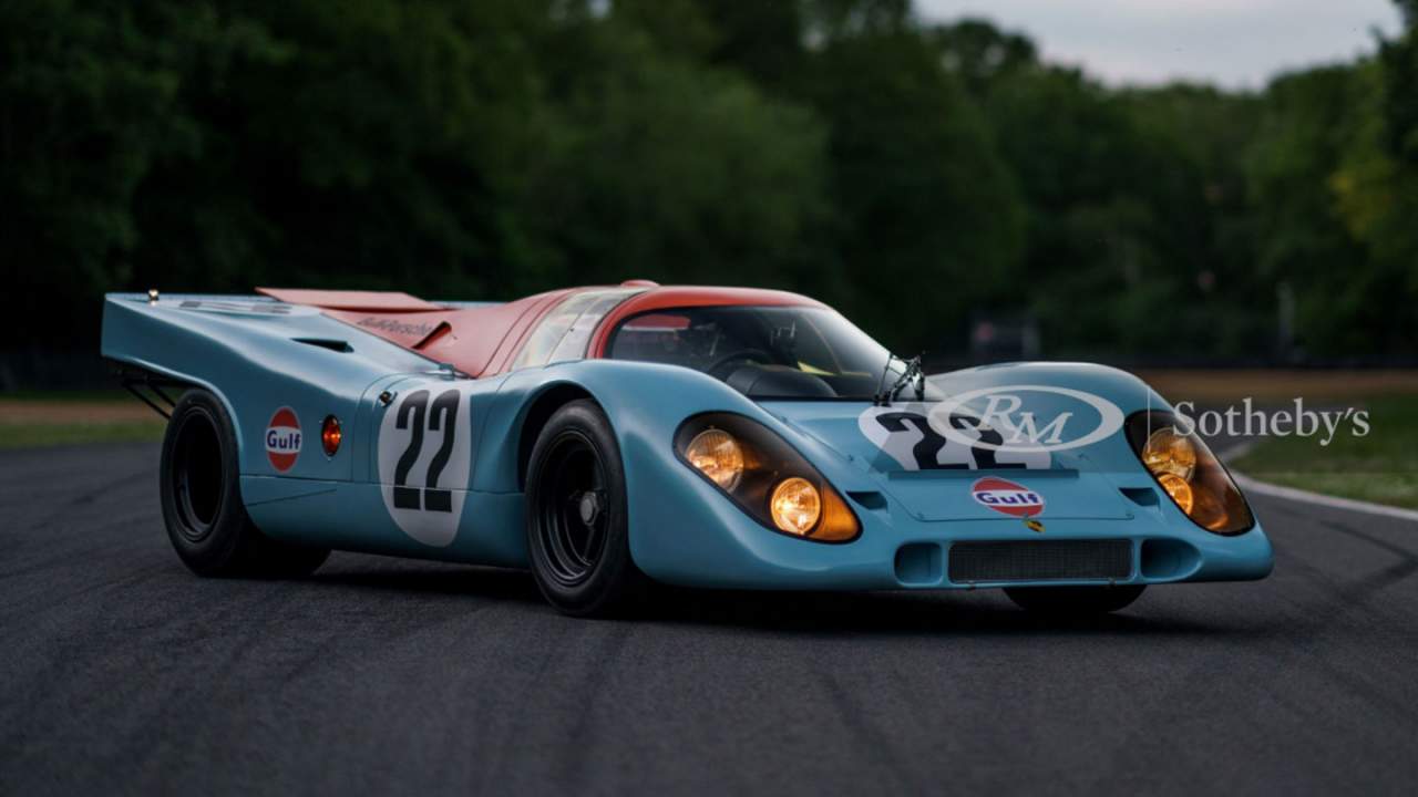 Incredible and iconic 1970 Porsche 917 K race car heads to auction