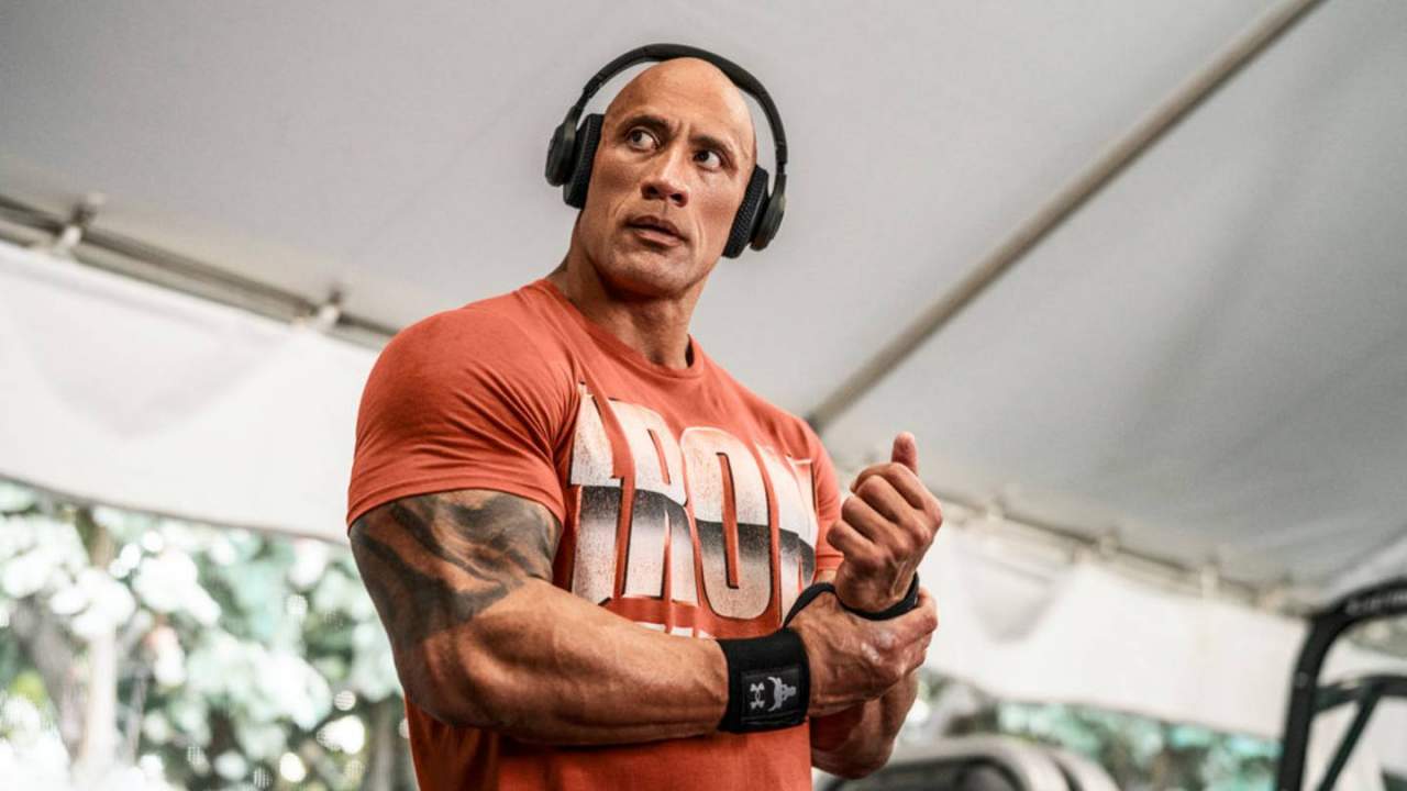 The Rock has a new pair of workout headphones from Under Armour and JBL