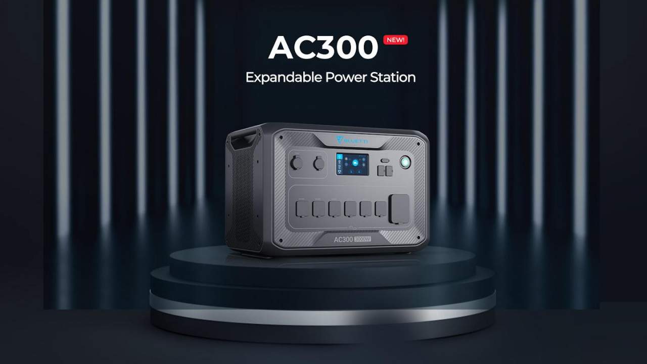 Bluetti AC300 Portable Solar Power Station is finally available