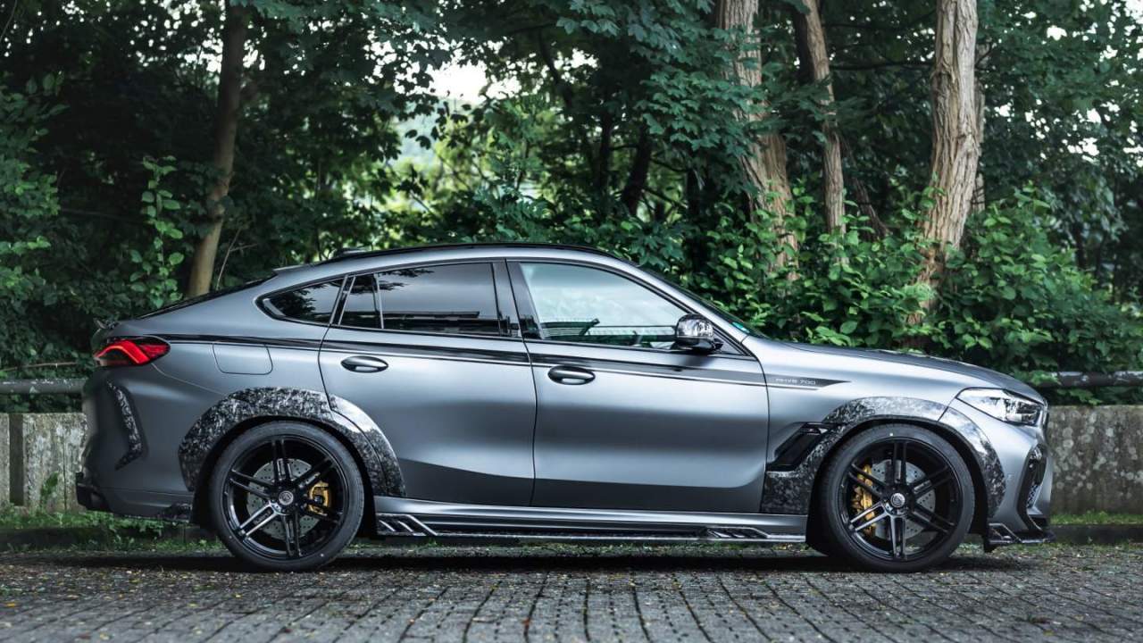 Manhart MHX6 700WB is a BMW X6 M Competition on a carbon-rich diet