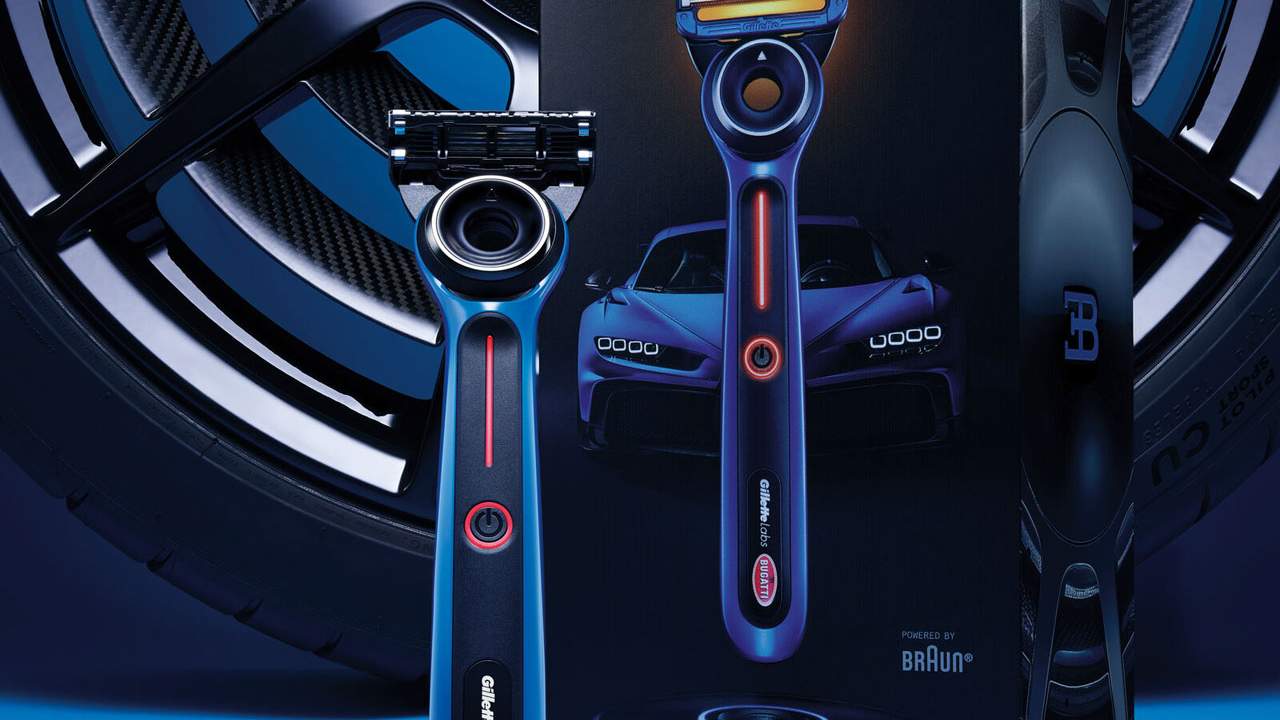 Bugatti and GilletteLabs team on a Special Edition Heated Razor