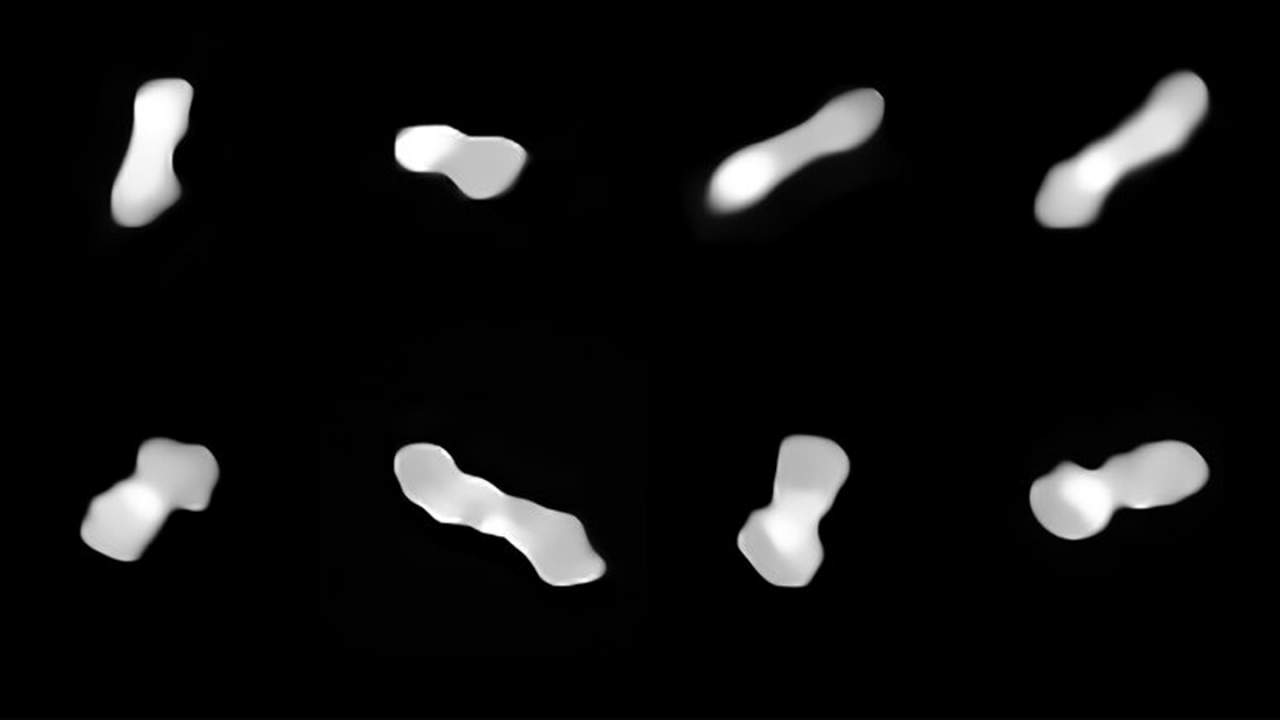 ESO images “dog bone” asteroid called Kleopatra in detail