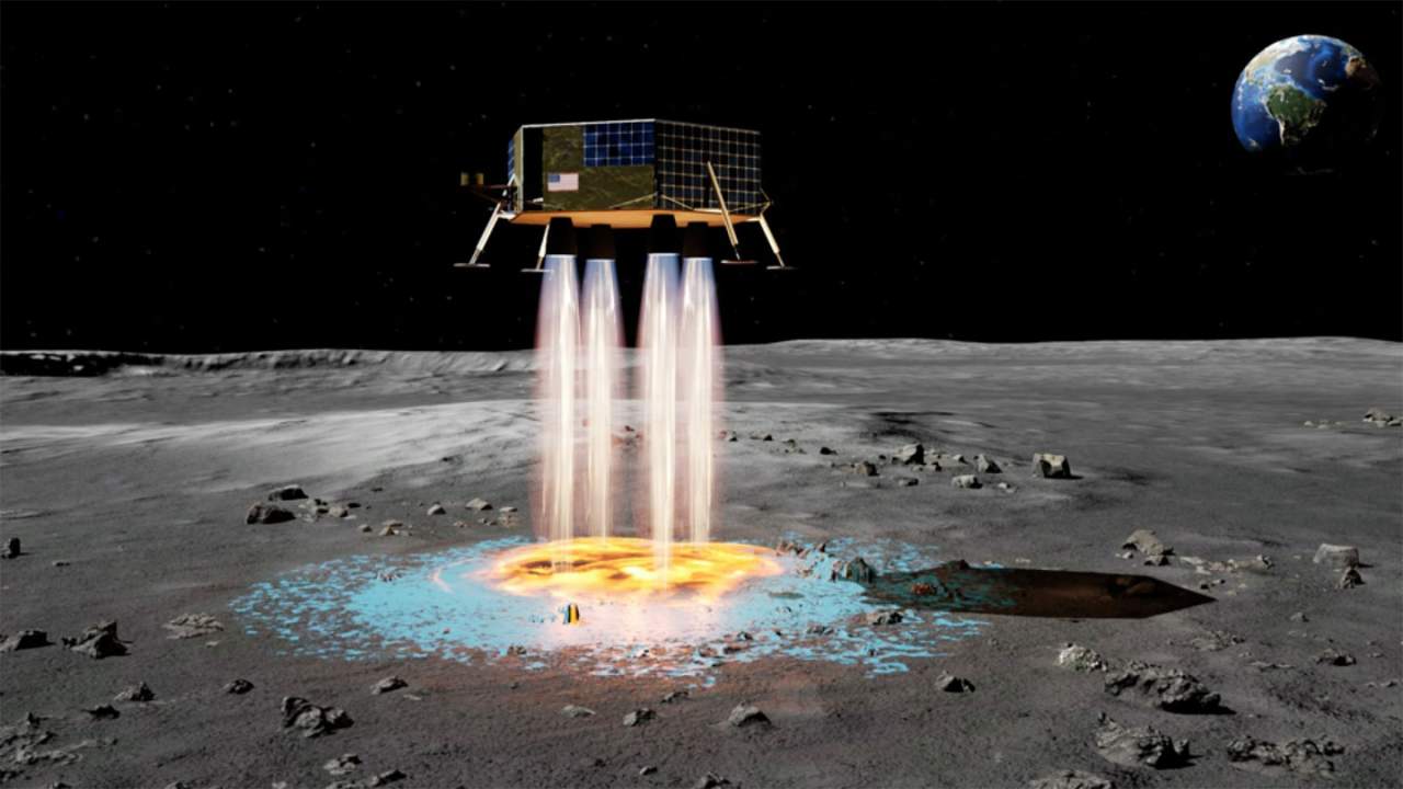 FAST lets lunar landers create their own landing pad before touchdown