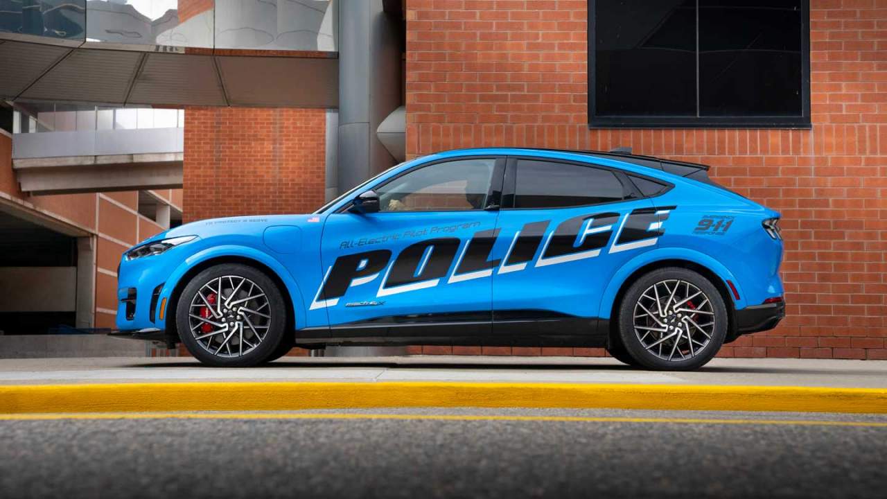 Testing shows the Mach-E based Ford Pro is fit for police duty