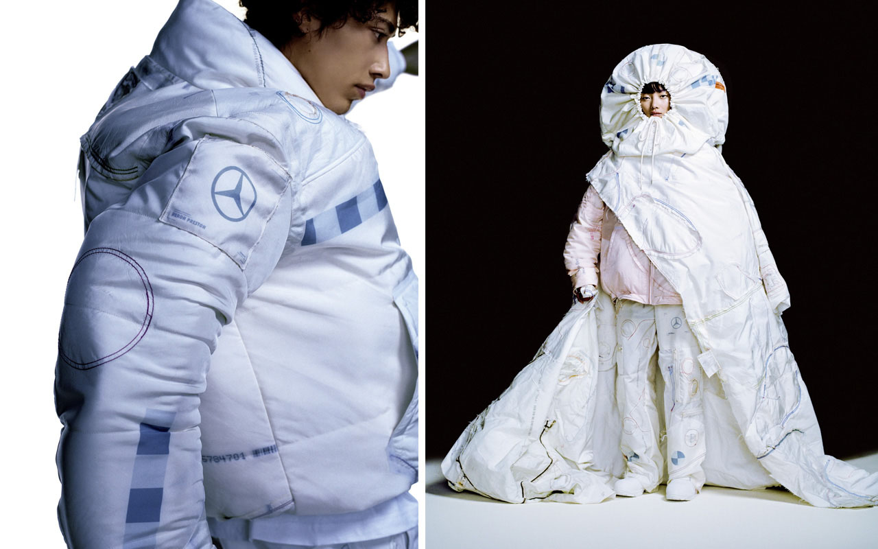 MercedesBenz Turns Airbags Into Clothing With A Fashion Designer