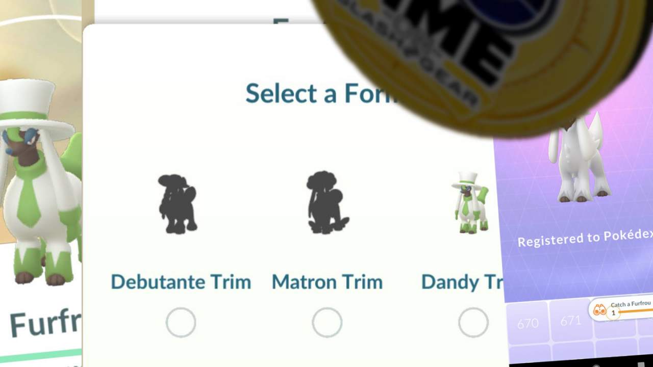 Pokemon GO Furfrou Fashion Forms and trade trick