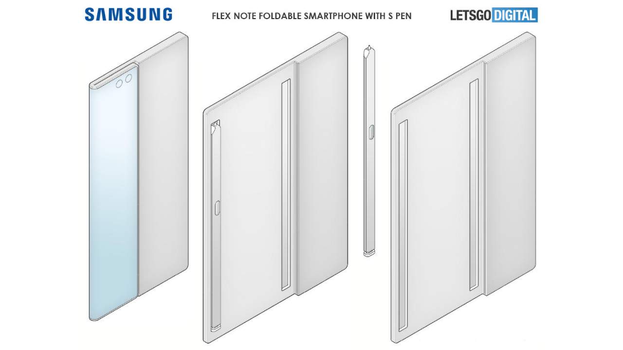 Galaxy Flex Note patent has an ingenious idea for storing the S Pen