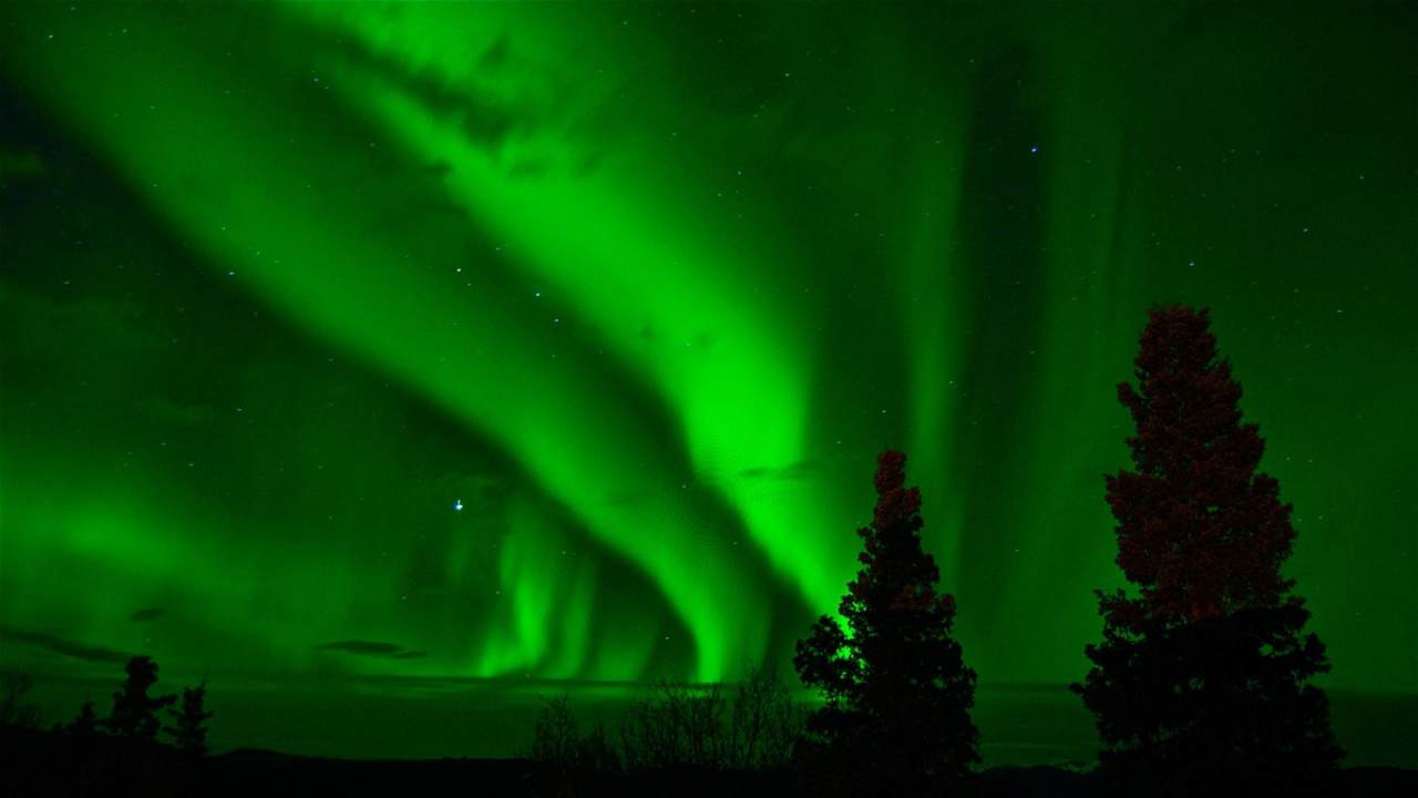 Massive solar storm creates stunning auroras around the Earth