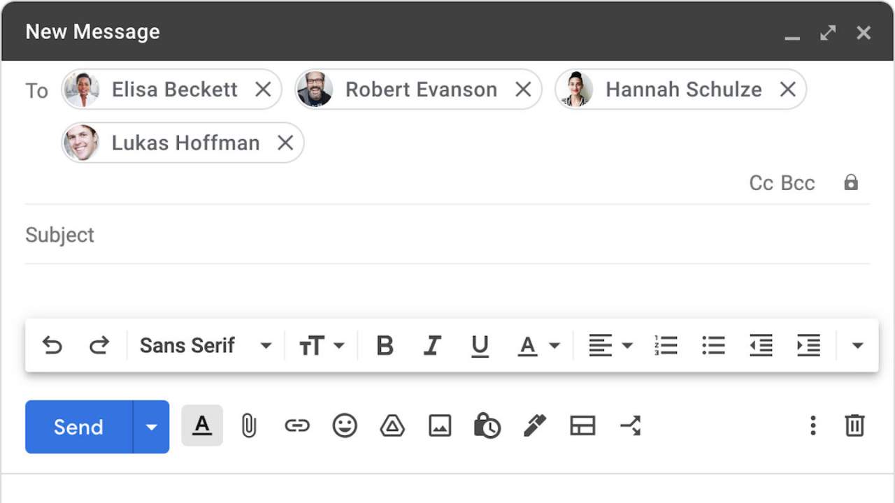 Gmail on the Web will make sure you have the right recipient