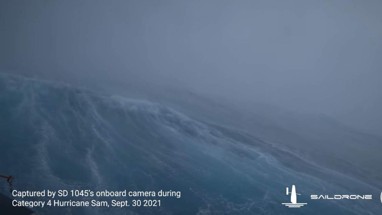 NOAA shares dramatic Hurricane Sam video recorded on ocean’s surface
