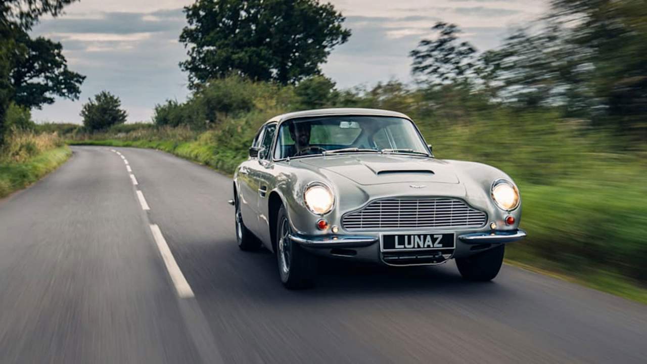 Lunaz shows off its electrifying Aston Martin DB6 EV