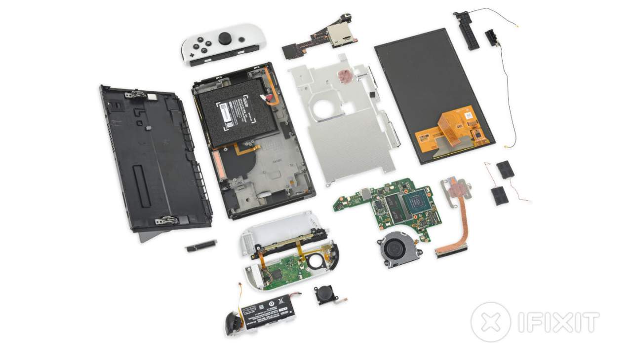 Nintendo Switch OLED iFixit teardown reveals the big changes inside