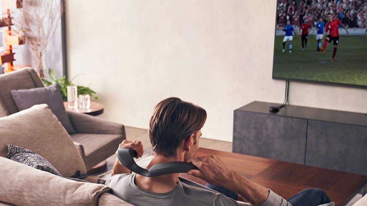 Sony SRS-NS7 is a wireless speaker home theater fans wear