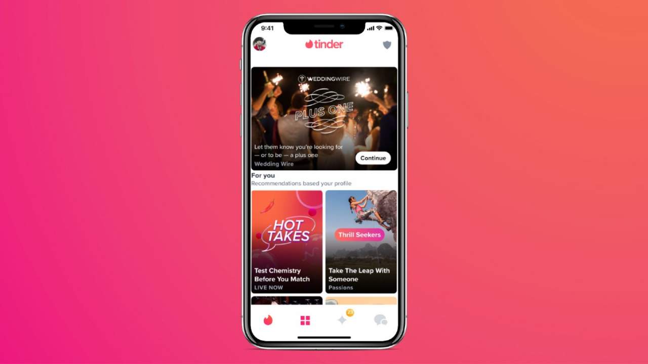 Tinder’s latest feature helps users find dates for in-person weddings