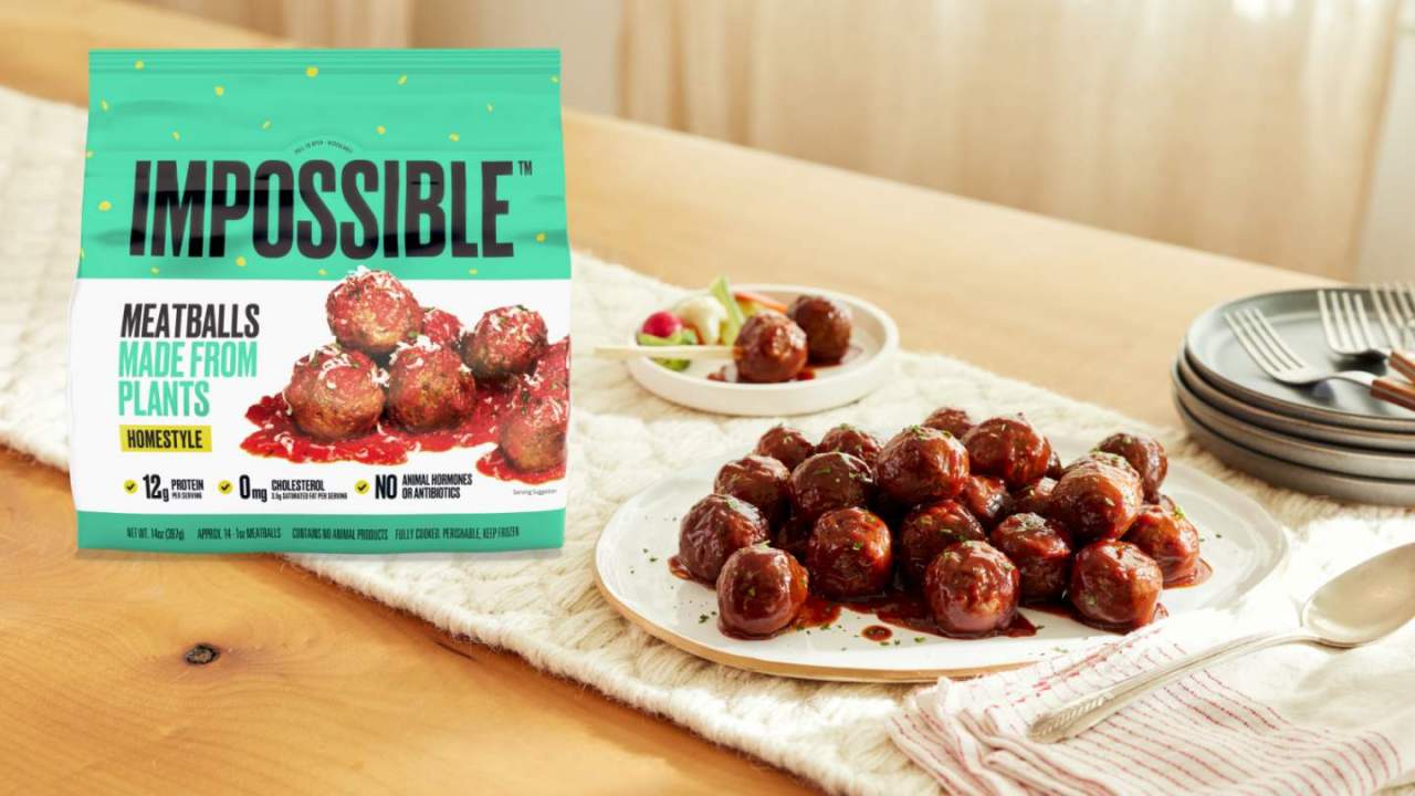 Impossible Meatballs squeeze into Walmart freezers this month