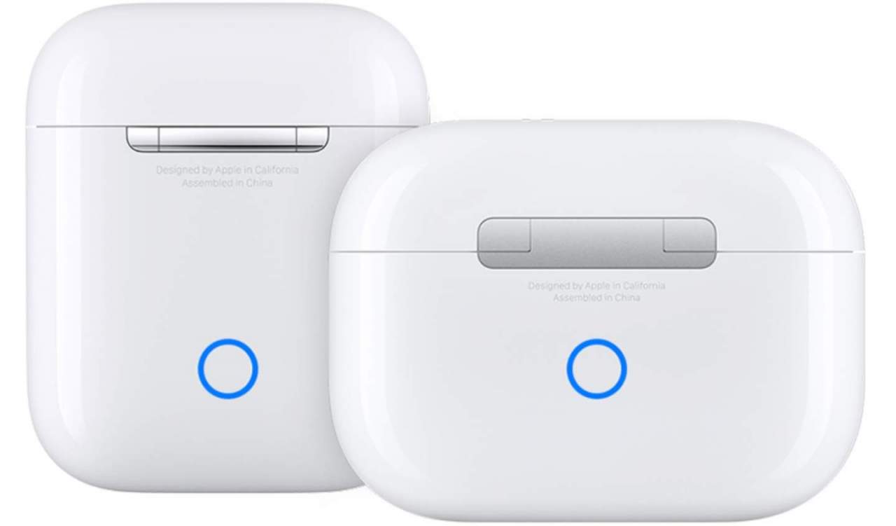AirPods case setup button