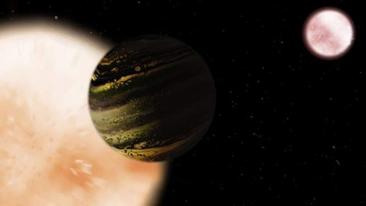 A new exoplanet orbiting a binary discovered utilizing a new technique