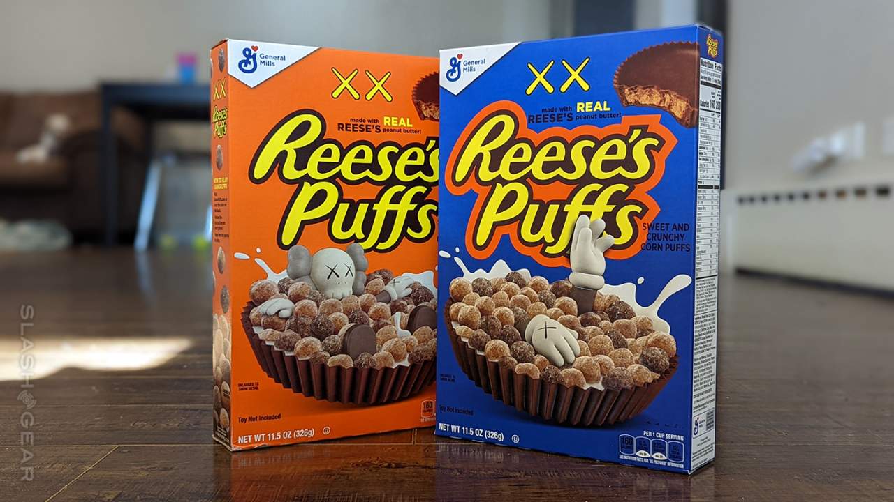 KAWS Reese’s Puffs boxes open AR cereal portals to the future