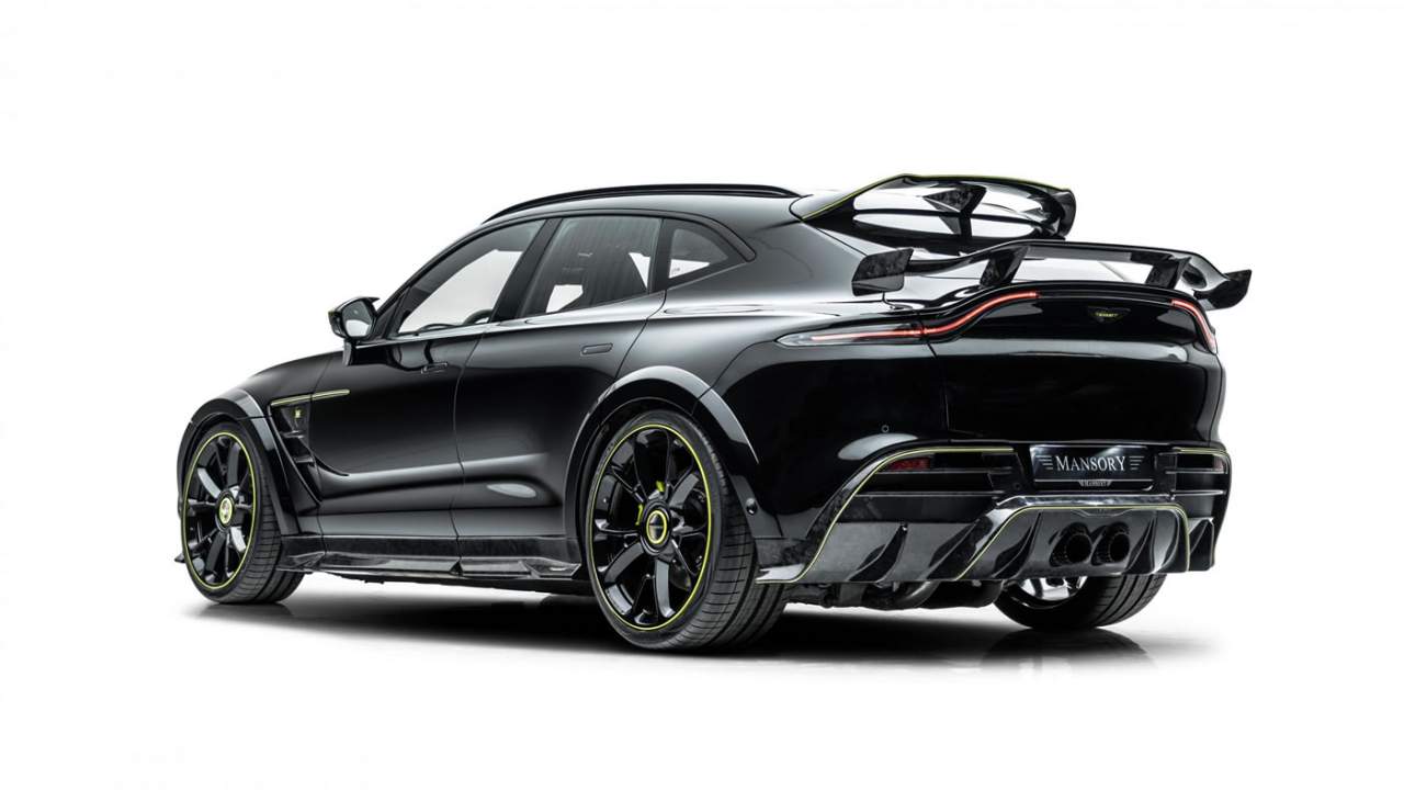 Mansory Aston Martin Dbx Has Two Rear Spoilers And An 800Hp V8 Engine - Slashgear